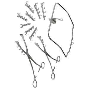 Juego de Instrumentos Quirúrgicos Veterinarios de Acero Inoxidable de Alta Calidad para Rumenotomía con Cortaúñas para Uso Canino, 11 Piezas - Product Image 2