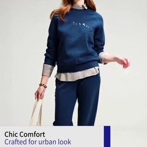 High Quality Female Girls Simple Casual Long Sleeve <b>Top</b> Streetwear Clothing casualwear Womens Hoodies Sweatshirts ladies <b>crystal</b> - Product Image 1