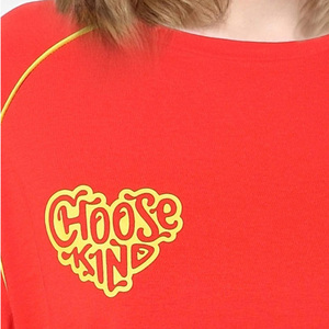 Camiseta de Manga Corta Raglán para Mujer, Ecológica, 100% Algodón Orgánico, con Logotipo, Secado Rápido y Transpirable, Informal de Verano - Product Image 4