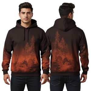 เสื้อฮู้ดดี้พิมพ์ลายพรีเมียมสำหรับผู้ชาย ผ้าฝ้ายลำลอง แฟชั่นกราฟิก สวมใส่สบาย คุณภาพดี เหมาะสำหรับใส่ทุกวัน - Product Image 4