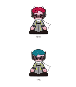 Muñeco Oficial de Personaje de P1Harmony Hello,World (Versión HERO) Libro Electrónico de Música K-Pop (CD) Materiales Plásticos Hecho en Corea - Product Image 4