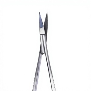 Multi And Silver Plasma Color Sharp Tip Stainless Steel Anti-Slip Handle Sharp Straight Tip Spring Scissors - Product Image 2
