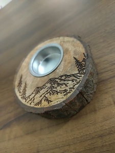 Best Quality Handmade Wood Slice <b>Tealight</b> <b>Candle</b> Holder Set Farmhouse Table Centerpiece Wedding Decoration Christmas Rustic - Product Image 5
