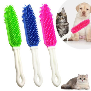 Blue Plastic Pet <b>Comb</b> Set Fine And Coarse Teeth For Dog Cat Hair Grooming Tool - Product Image 3
