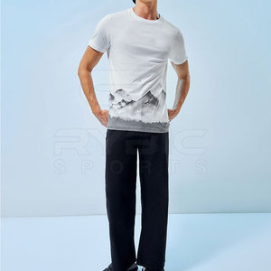 Camisetas estampadas para hombre de fábrica con MOQ bajo, alta calidad, transpirables, con tela suave al tacto y un look elegante. - Product Image 6