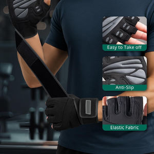 Guantes de Entrenamiento de Nuevo Diseño para Hombre y Mujer, Antideslizantes, con Correa de Soporte para la Muñeca, Agarre Superior en la Palma, para Ciclismo y Deportes - Product Image 4