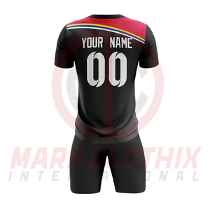 Custom Logo Breathable Lightweight <b>Soccer</b> Jersey Set High Quality Football Jersey And Shorts Set For Unisex - Product Image 3