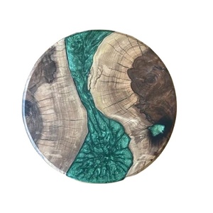 Custom Live Edge <b>Epoxy</b> Resin River Dining <b>Table</b> Solid Wood Luxury Furniture Manufacturer - Product Image 2