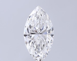 Diamante cultivado en laboratorio de 5.01 ct, F VVS2, blanco, talla marquesa. - Product Image 1