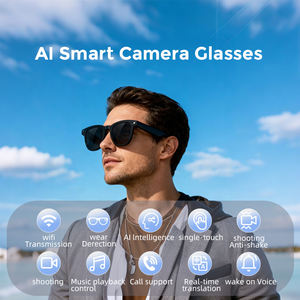 Gafas Inteligentes con Cámara, Grabación de Video 1080P, <span class=keywords><strong>Audio</strong></span>, Chat con IA, Traducción, Llamadas, Música, Transferencia WiFi, Resistencia al Agua IPX5, Micrófono Dual - Product Image 4