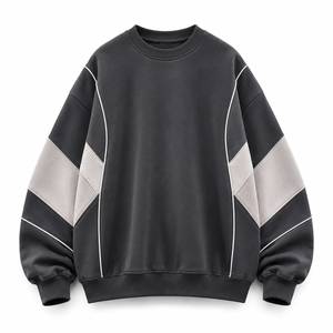 Sweat à capuche oversize en molleton épais de qualité supérieure, style streetwear, décontracté, unisexe, à épaules tombantes, doux et chaud pour l'hiver, ODM - Product Image 4