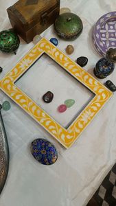 Bone Inlay Wooden Photo <b>Frame</b> with <b>Vintage</b> Look Lightweight Handmade Tabletop A4 <b>Frame</b> for Memories from india - Product Image 1