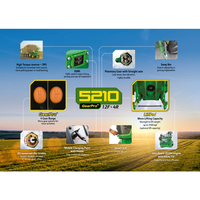 Tracteur agricole JD 5210 GearPro 50 CV 2100 tr/min 2 roues motrices Moteur JD PowerTech Réservoir de carburant 68L Capacité de levage 2000 Kgf Vert