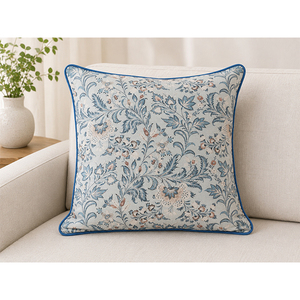 Premium Cotton Linen Floral <b>Cushion</b> <b>Cover</b> | Soft Printed Decorative Pillow <b>Cover</b> | Elegant Decorative Throw Pillow <b>Cover</b> - Product Image 4