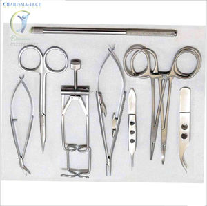 ชุดอุปกรณ์ผ่าตัดตาสัตว์ขนาดใหญ่คุณภาพสูง ปี 2026 ทำจากสแตนเลส ใช้งานง่ายสำหรับเนื้อเยื่ออ่อน - Product Image 4