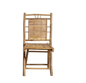 Eco-Friendly Bamboo Dining <b>Chair</b> Portable Outdoor Folding <b>Chair</b> Contemporary Design for Hotel Events Weddings Parties - Product Image 3