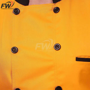 Chaqueta de Chef de Lona Transpirable de Secado Rápido para Hombre y Mujer, Manga Larga, Logotipo Personalizado, para Uso en Restaurantes y Bares - Product Image 5