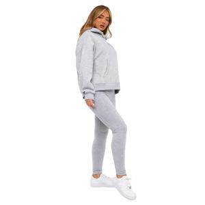 Sudadera con capucha para mujer, de algodón y cuello redondo, ropa para Parte Superior Femenina, Casual, transpirable, con logotipo bordado personalizado - Product Image 6