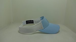 Visera Deportiva Azul Claro Personalizada al por Mayor, Visera de Malla de Alta Calidad con Logotipo Bordado - Product Image 5