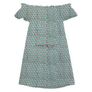 Vestido Corto Sexy con Estampado a Mano y Hombros Descubiertos para Mujer, en Oferta - Product Image 4