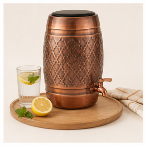 Distributeur d'eau artisanal en cuivre pur avec robinet anti-fuite et réservoir de stockage d'eau pour la maison et le bureau à prix compétitif - Product Image 6