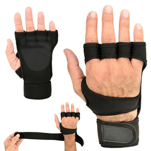 Gants de musculation avec coussinets de préhension pour la paume et support de poignet, pour la gym et le fitness, avec services OEM ODM - Product Image 5