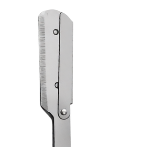 Straight Edge Barber Razor Blue Stainless Steel Folding <b>Shaving</b> Razor with 11 Double Edge Blades Professional Grooming Tool <b>Kit</b> - Product Image 5