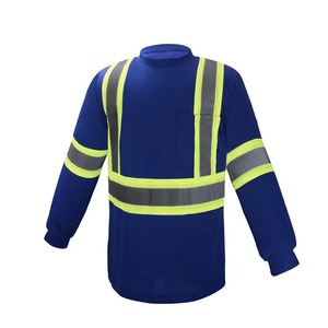 Multi Function Men <b>Work</b> <b>Construction</b> Shirt Safety Hi Vis Eco-Friendly Breathable Working Shirt - Product Image 3