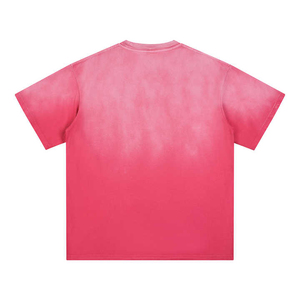 เสื้อยืดผู้ชายขายดี ผ้าฝ้าย 100% ทรงหลวม แขนสั้น หลายสี ล้างสีแบบแอซิด คุณภาพสูง - Product Image 6