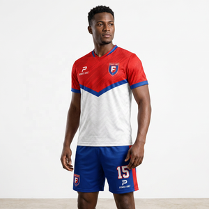 Tenue de football pour jeunes et adultes, impression numérique, respirante, coupe athlétique, ensemble de vêtements de sport, tenue d'entraînement - Product Image 5