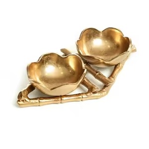 Premium Table Metal Dry Fruits Bowl Elegant Snack Dish Decorative Serving Bowl Gift Item - Product Image 3