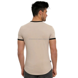 T-shirt en pur coton unisexe, col rond, haut décontracté, manches courtes imprimées, tube droit unisexe - Product Image 4