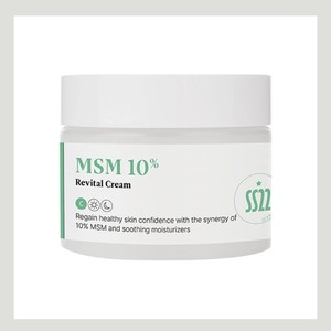 ครีมบำรุงผิวหน้าให้ความชุ่มชื้น SS22 MSM 10% ครีมรีไวทัล ครีมบำรุงผิวหน้าสำหรับผู้ชาย ครีมบำรุงผิวหน้าให้เปล่งประกาย ครีมยกกระชับผิวหน้า ครีมยกกระชับใบหน้า - Product Image 2