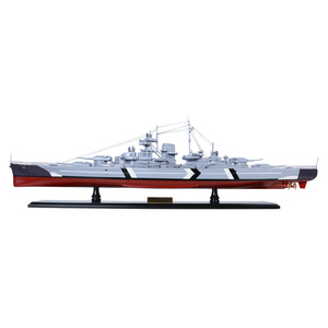Modelo de Barco BISMARCK L80 de Madera Artesanal, Decoración Náutica para el Hogar - Product Image 1