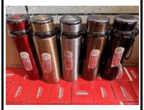 Borraccia Termica Star Design 800ML - Bottiglia d'Acqua in Acciaio Inossidabile con Isolamento Sottovuoto di Grande Capacità - Product Image 1