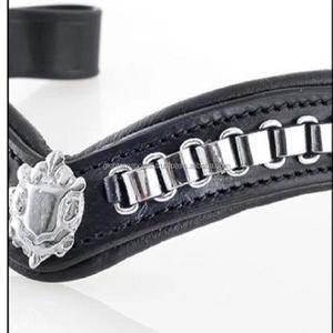 Bandas de cuero para cejas de la mejor calidad con cadena de metal disponible en todos los tamaños en forma de V cristales hechos a medida banda decorativa para cejas - Product Image 6