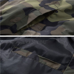 Custom Zipper <b>Camo</b> Windbreaker <b>Jacket</b> Light Weight <b>Camo</b> Windbreaker <b>Jackets</b> Winter <b>Camo</b> Windbreaker <b>Jacket</b> - Product Image 6
