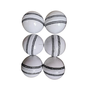 Alta calidad nuevo Jullundur Sports CB2 cuero blanco rojo Cricket Ball Indian Alum curtido logotipo personalizado partido bola dura para la práctica - Product Image 1