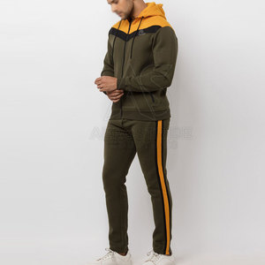 Regular Fit Winter Hooded <b>Jogging</b> <b>Suit</b> with Solid Color Soft 100% Cotton Material for Casual Wear and Comfort - Product Image 2