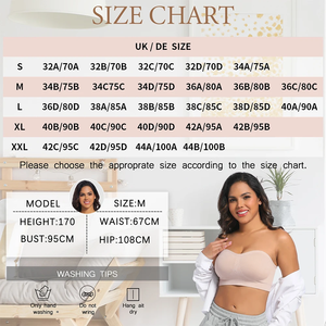 Sujetador invisible sin tirantes en forma de M para mujer, ropa interior cómoda y sexi antideslizante para verano, sujetadores para vestido - Product Image 6