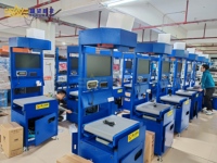 Système DWS automatique Fengwang FW-SDWS-80 pour la mesure des colis, le pesage dynamique, la lecture des codes-barres et le trieuse à bande croisée