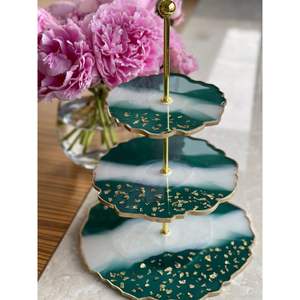Elegant Home Styling Resin <b>Cake</b> Stand Essential <b>Cake</b> <b>Decorating</b> <b>Supply</b> - Product Image 5