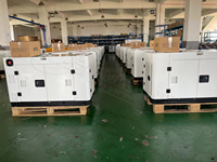 Superleiser Dieselgenerator 12KW 15KW 20KW Wasser-/Luftgekühlt Schallgedämpft Tragbare Dieselgeneratoren 10KVA Generador Hohe Qualität