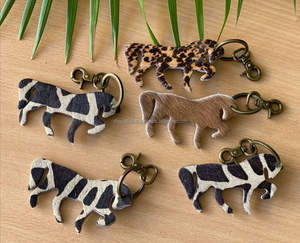 พวงกุญแจหนังวัวสำหรับผู้หญิงพวงกุญแจหนังวัวสำหรับเครื่องประดับหนังพวงกุญแจน่ารัก - Product Image 4