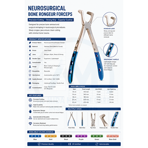 Pince d'extraction dentaire Al Mida Healthcare pour racines inférieures, manche bleu, instrument chirurgical manuel, certifié CE Classe II - Product Image 6
