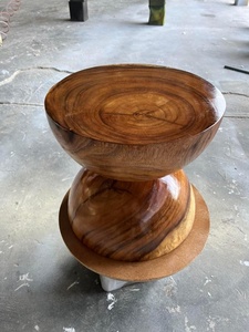 Tabouret rond créatif fait main sur mesure, tabouret américain, souche, hôtel, bois de cèdre massif, tabouret en bois, modèle thaïlandais, Thaïlande - Product Image 2