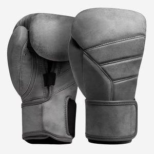 ถุงมือหนังแท้สำหรับ MMA มวยไทย ฝึกซ้อม พร้อมสายรัดข้อมือปรับได้ - Product Image 6