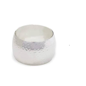 Anneaux de serviette décoratifs en alliage métallique rond argenté et doré pour table de mariage en aluminium, vente en gros, et artisanat naturel - Product Image 4