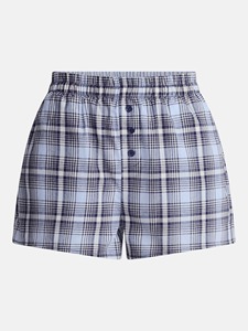 Women's <b>Plaid</b> Woven <b>Shorts</b> Mid Waist Button Fly Preppy Style Regular Fit - Product Image 1