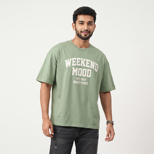 Mens Fashion Boxy <b>V</b>-neck T-Shirt Casual Cotton Polyester Oversized Short Sleeve Top Relaxed <b>Fit</b> Drop Shoulder Light Weight - Product Image 1